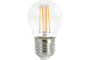 LED Retrofit Filament P45 Tropfen E27 4.5W 470lm klar 2700K
